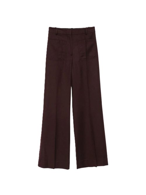 Pantaloni completo alina trouser Victoria Beckham | 1226WTR005115S9887 ACAI